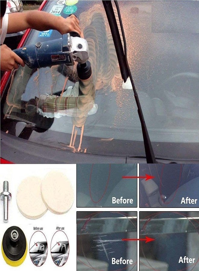 دي آي واي كرافتس مجموعة أدوات يدوية مكونة من قطعتين، وسادة دعم من اللباد مقاس 4 بوصات M10/14، وسادة دعم صواميل عالمية M10/14، وسادة تلميع وصقل مع مجفف (مجموعتان، وسادة دعم من اللباد مقاس 4 بوصات M10/14) - Image 3